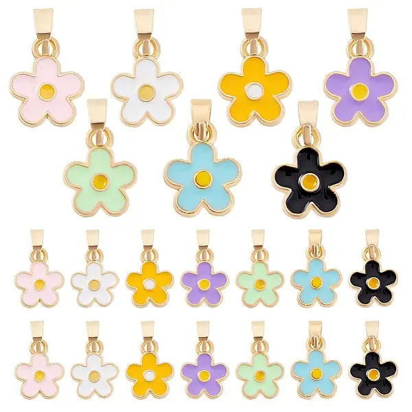 10 Sets Alloy Enamel Charms