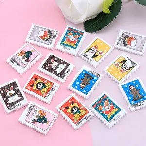 Christmas Stamp Resin Cabochons