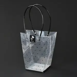 Transparent PVC Gift Bag with Handle