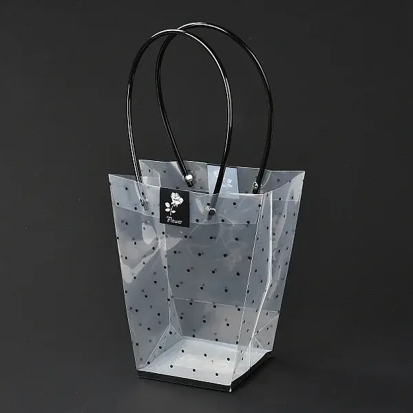 Transparent PVC Gift Bag with Handle