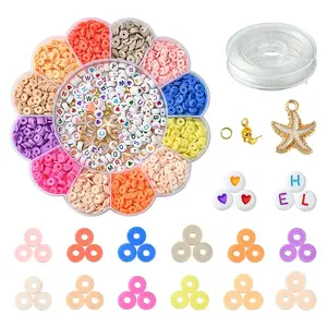 Handmade Polymer Clay Heishi Bead DIY Jewelry Kits