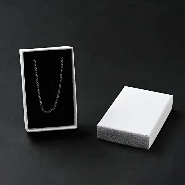 Texture Paper Necklace Gift Boxes