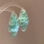 Shell Dangle Stud Earrings