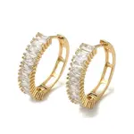 Brass Hoop Earrings