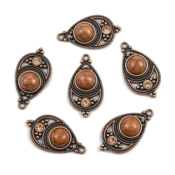 Bohemian Dyed Synthetic Turquoise Pendants