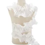 Polyester Organza Wavy Lace