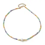 Natural Pearl & Seed Beaded Necklace