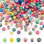 6 Strands 6 Style Handmade Polymer Clay Beads Strands