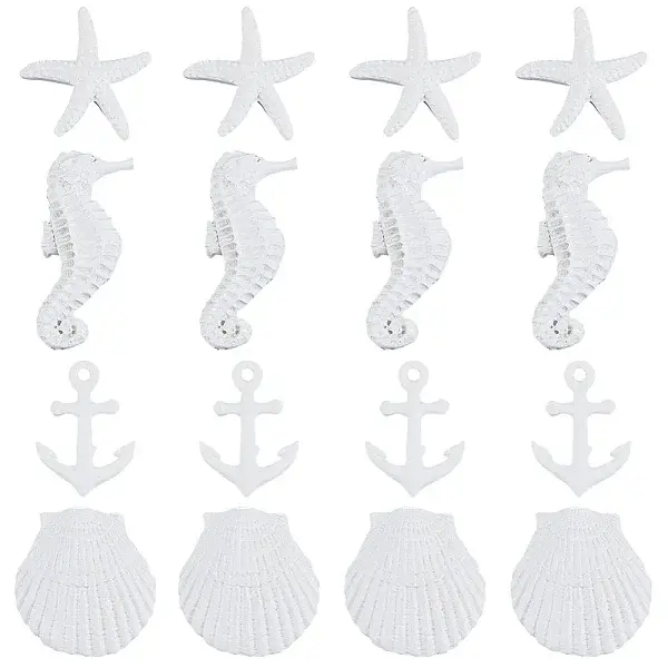 20Pcs 4 Styles Resin Cabochons