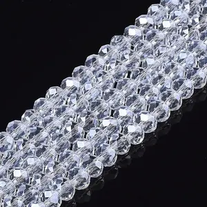 Electroplate Glass Beads Strands