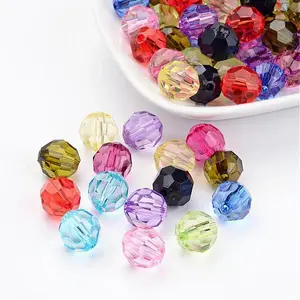 Mixed Transparent Acrylic Beads