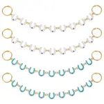 Horseshoe Alloy Enamel Link Boot Strap Chains