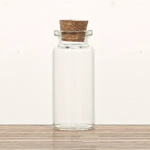Glass Cork Bottles Ornament