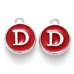 Platinum Plated Alloy Enamel Charms