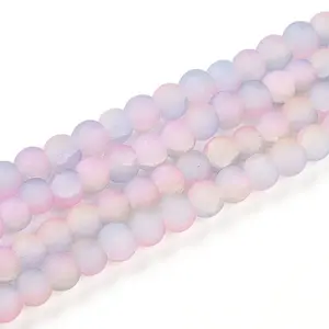 Crackle Glass Beads Strands