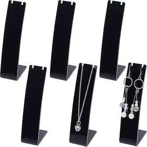 Opaque Acrylic Necklace Display Stands