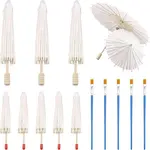 14Pcs 3 Styles DIY Blank Craft Paper Umbrella