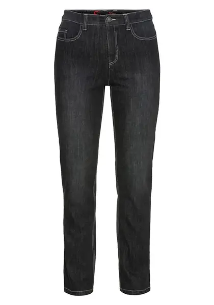 SHEEGO Džínsy  čierny denim