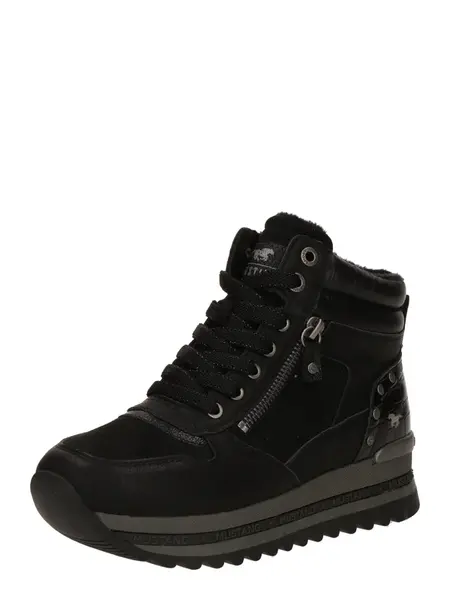 MUSTANG Nízke čižmy  čierna