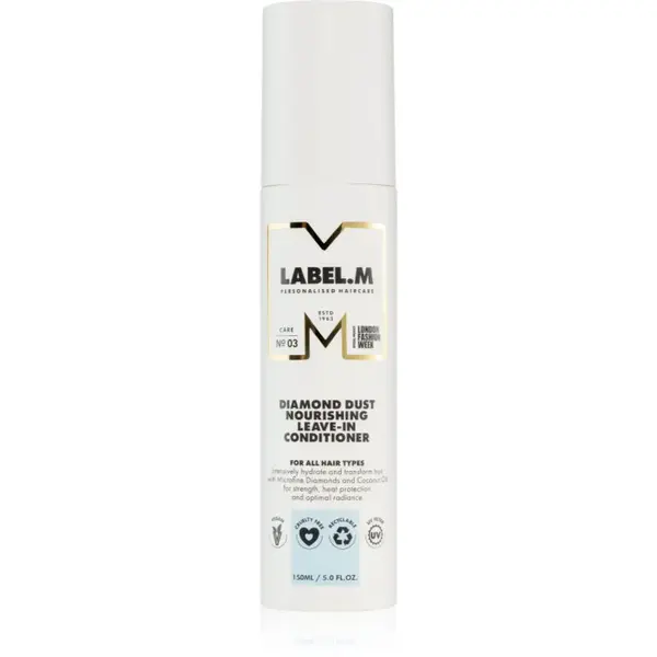 label.m Diamond Dust bezoplachový kondicionér pro suché a poškozené vlasy 150 ml