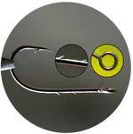 Redbass háček spinning cheburashka hooks 825 sickle 10 ks - 10