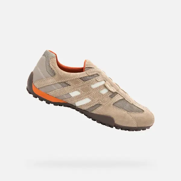 Geox U Snake Beigedk Orange