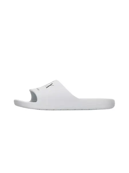 ARMANI EXCHANGE Šľapky  čierna / biela