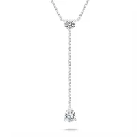 Brilio Silver Stříbrný dámský náhrdelník se zirkony NCL194W