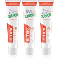 Elmex Junior 6-12 Years zubní pasta pro děti 3x75 ml