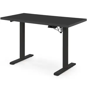 Písací stôl B54 výškovo nastaviteľná čierna