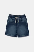 Kojenecké džínové šortky United Colors of Benetton modrá barva, nastavitelný pas, 44LGG9032