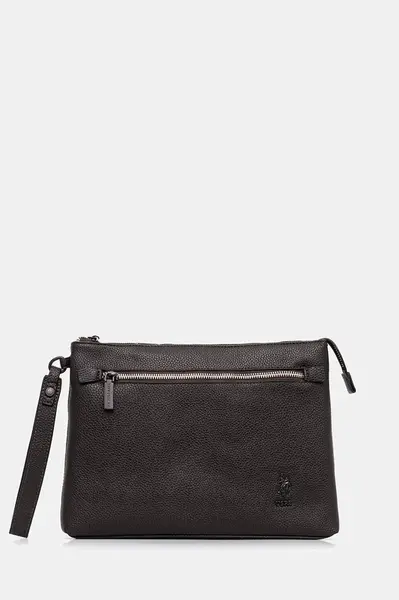 Pouzdro na iPad U.S. Polo Assn. SEATTLE hnědá barva, BEUS35748MVP