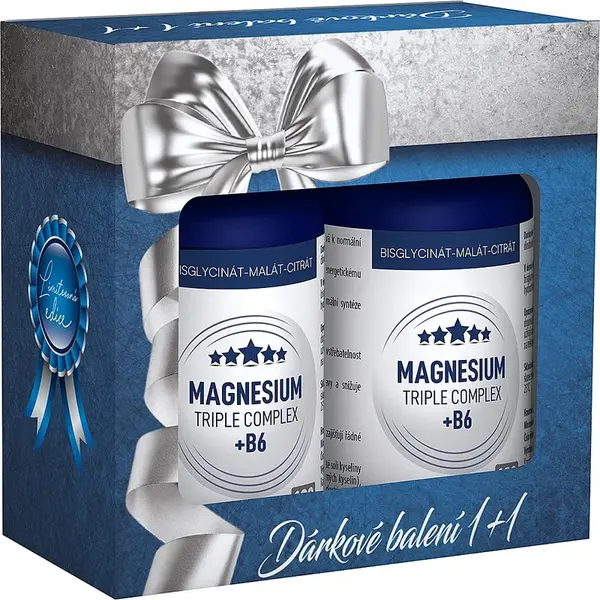 CLINICAL Magnesium triple complex + B6 2 x 100 kapslí + DÁRKOVÉ balení