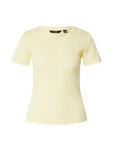 VERO MODA Tričko 'VMLISA'  svetložltá