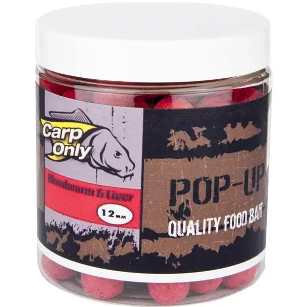 Carp only plovoucí boilies pop up 50 g 12 mm-squid-liver