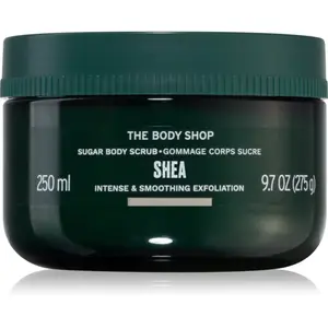 The Body Shop Shea Body Scrub cukrový tělový peeling s bambuckým máslem 250 ml