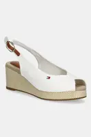Sandály Tommy Hilfiger FLAG MID WEDGE ESPAD SLINGBACK