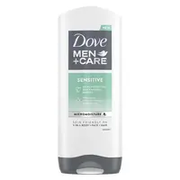 Dove Men+Care Sensitive sprchový gél na telo, tvár a vlasy (3 in 1 Shower Gel) 400 ml