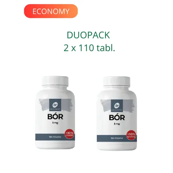 DR. FLEMING Bór 3mg +10% gratis 220ks DUOPACK