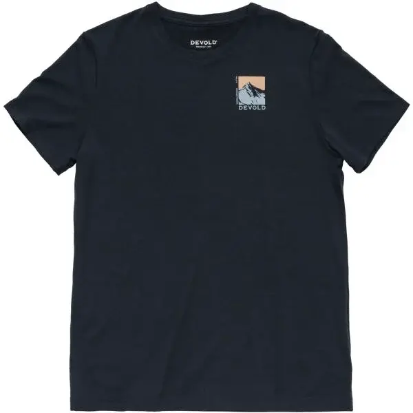 Devold CLASSIC SUMMIT TEE MAN Pánske merino tričko, čierna, veľkosť