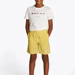 Kraťasy Tommy Hilfiger žlutá barva, KB0KB09642
