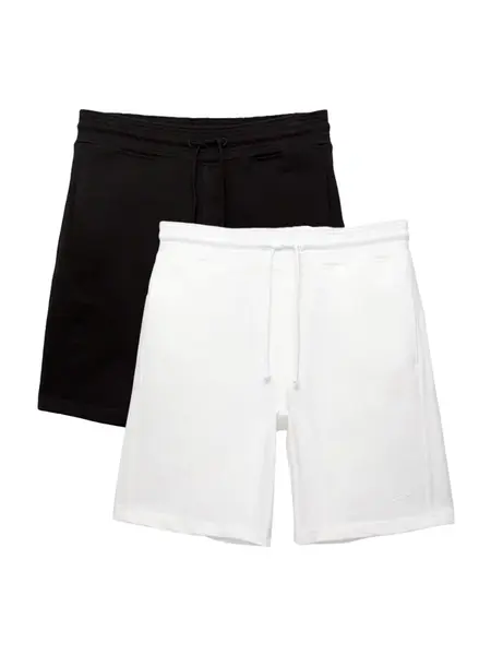 Pull&Bear Nohavice  čierna / biela