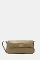 Kožená kabelka By Far MWBSB014LL032GR045PL