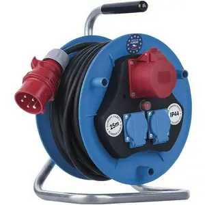 Kábel predlžovací gumový na bubne 230 V / 400 V 25 m