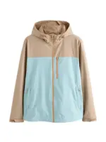 Next Prechodná bunda  béžová / svetlomodrá