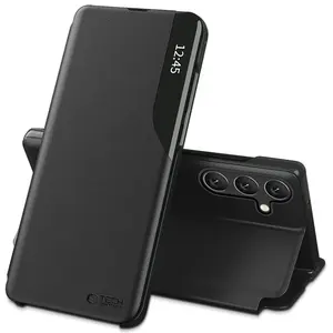 Eco Leather View Case, Samsung Galaxy A36 5G, černé