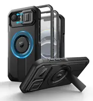 Dexnor MagSafe 360 Kickstand Camprotector obal iPhone 16e / 17e, černý