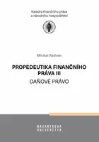 Propedeutika finančního práva III