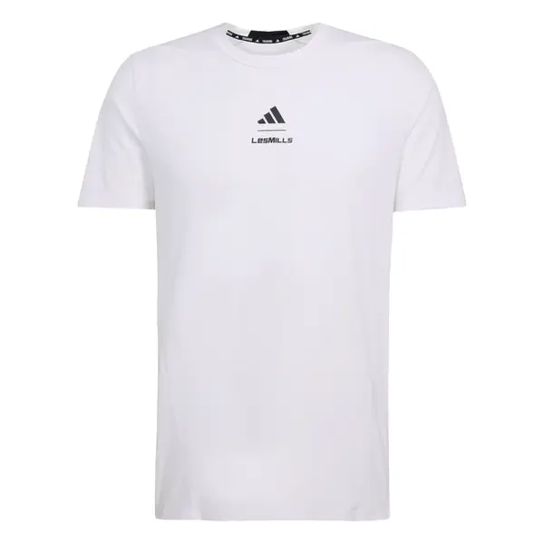 ADIDAS PERFORMANCE Funkčné tričko 'Les Mills'  čierna / biela