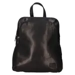 Kožený dámský batoh SendiDesign Tinna - černá